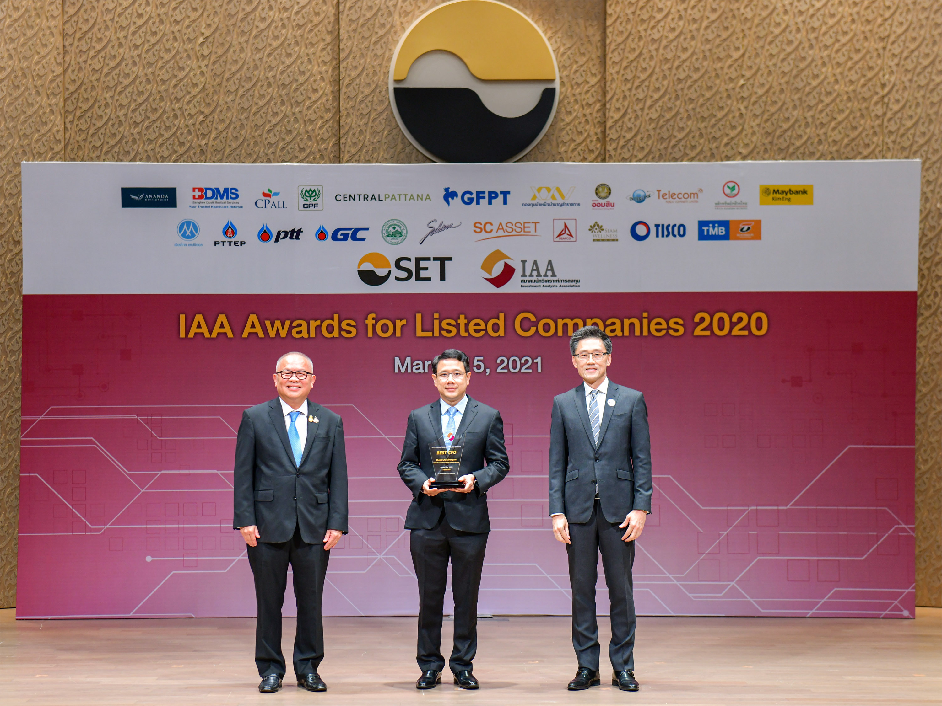 Best CFO IAA Awards รางวัล ธนาคารทิสโก้ ทิสโก้