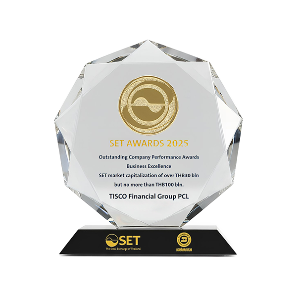 Distinction & Awards 2 02 TFG Outstanding Company Performance - SET AWARDS 2025