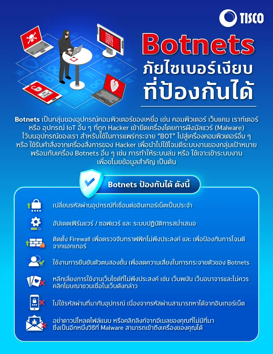 วิธีรับมือ Botnets ภัยคุกคามร้ายใต้เงามัลแวร์ที่อันตราย 1 1679017531045