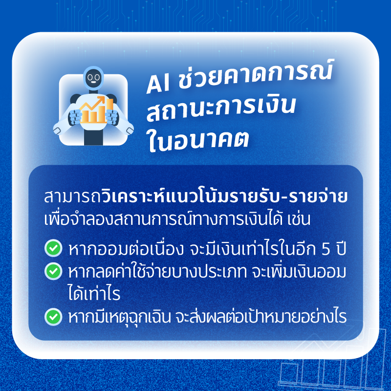 800xxx 5 JUL FIN GOOD AI ช่วยออมเงิน