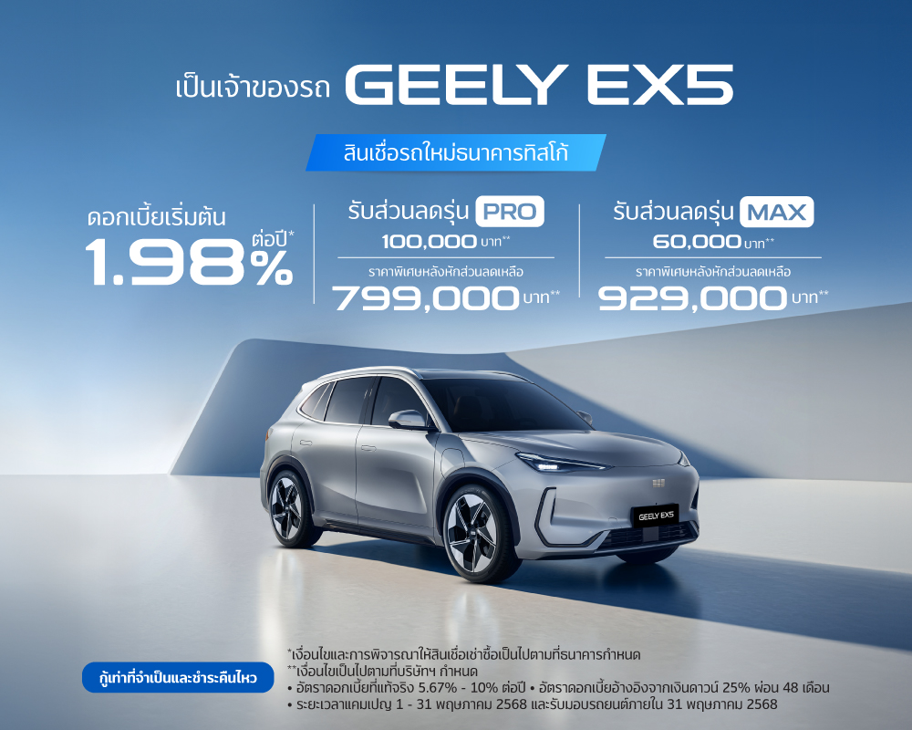 สินเชื่อเช่าซื้อรถใหม่ GEELY 2 Geely
